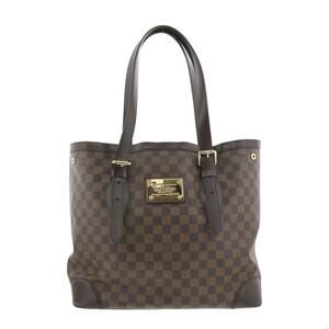 LOUIS VUITTON Damier Ebene Brown Hampstead Shoulder Bag